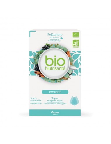 Nutrisanté Vitavea Infusion Bio Immunité 20 sachets
