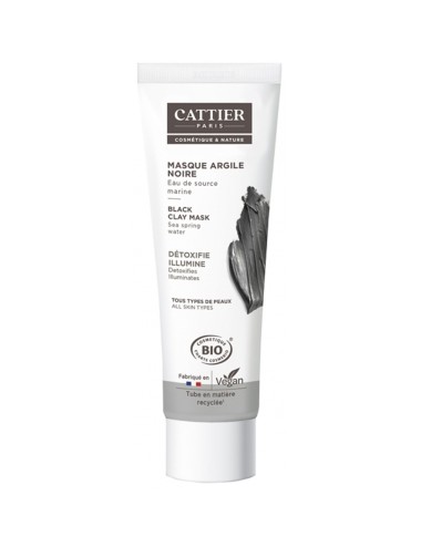 Cattier Masque à l'argile noire 100ml