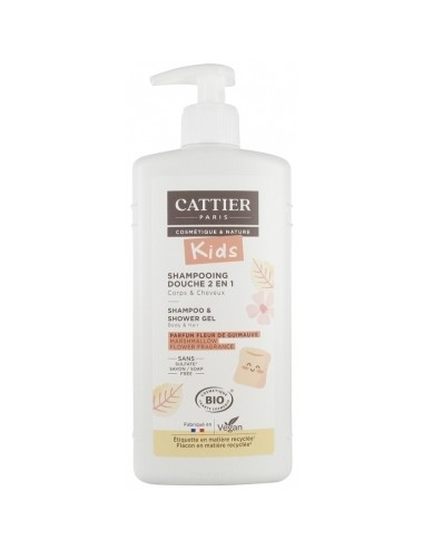Cattier Kids Shampooing douche 2 en 1 - 500ml