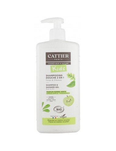 Cattier Kids Shampooing douche 2 en 1 - 500ml