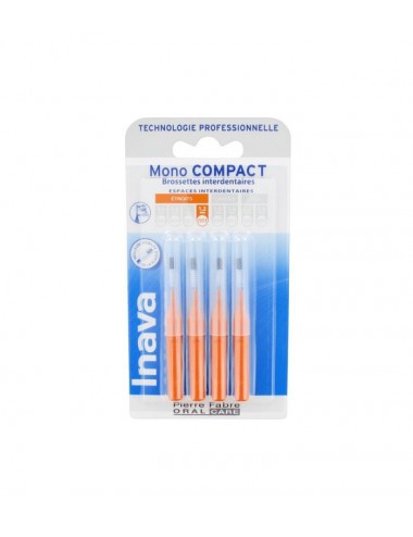 Inava Mono Compact 1,2 mm ISO3 4 Brossettes Interdentaires