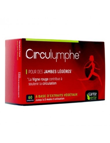 Santé Verte Circulymphe Jambes Légères 60 Comprimés