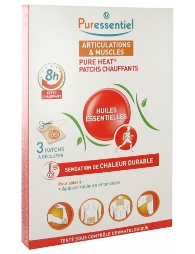 Puressentiel Articulations et Muscles Patchs Chauffants Pure Heat Articulations & Muscles 3 Patchs