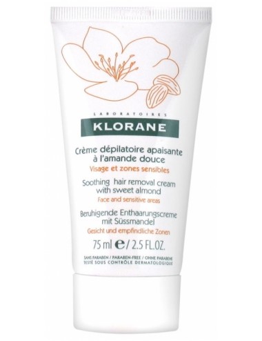 Klorane Crème Dépilatoire à l'Amande Douce 75ml