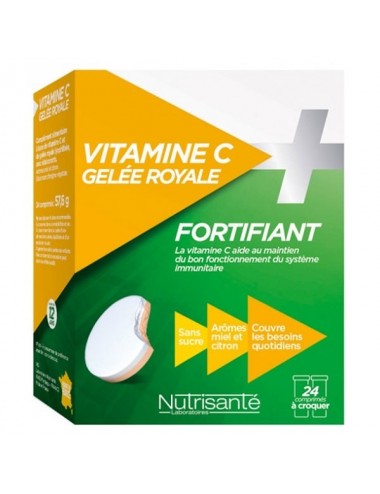 Nutrisanté Vitamine C + Gelée Royale 24 comprimés