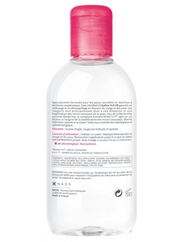 Bioderma Créaline H2O AR Eau Micellaire Anti-rougeurs 250ml