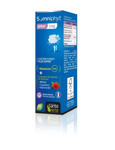 Santé Verte Somniphyt30 Melat Spray Buccal 20ml