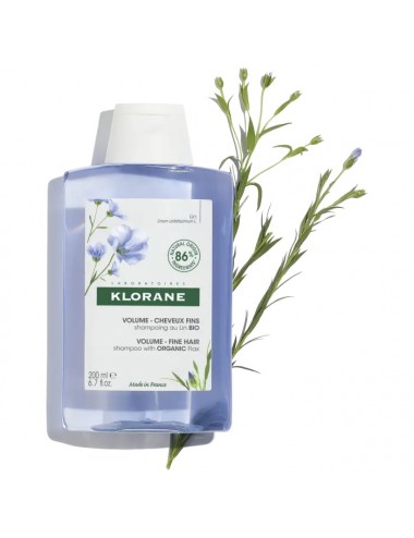 Klorane Shampooing aux Fibres de Lin 200 ml