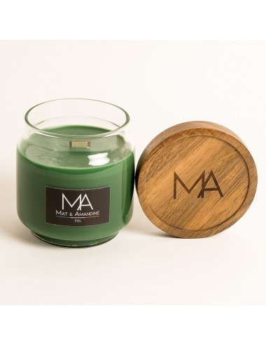 Mat & Amandine  Bougie parfumée Pin 350g