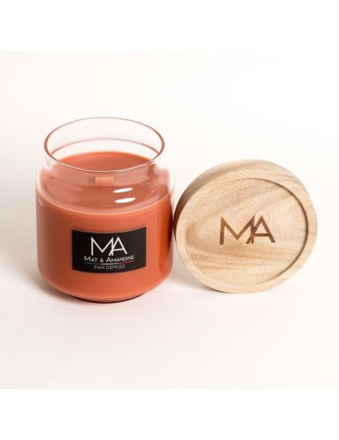 Mat & Amandine  Bougie parfumée Pain d'épices 350g