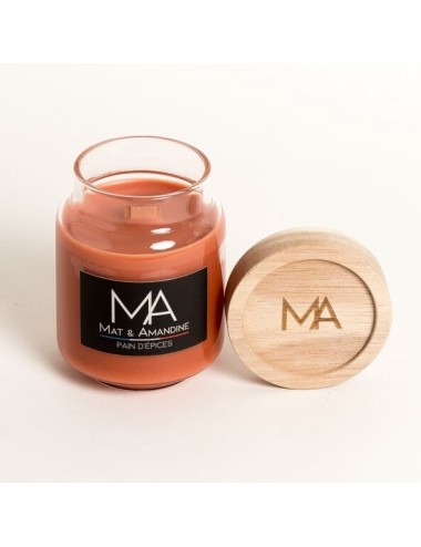 Mat & Amandine  Bougie parfumée Pain d'épices 125g