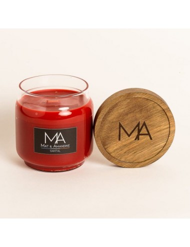 Mat & Amandine  Bougie parfumée Santal 350g