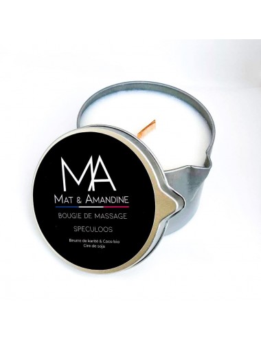 Mat & Amandine  Bougie de massage Speculoos 205 g