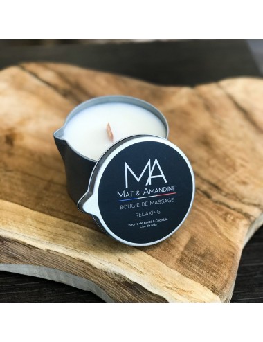 Mat & Amandine  Bougie de massage Relaxing 205 g