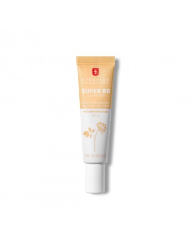 Erborian Super BB Crème Teinte Nude Couvrante Anti-imperfections 15 ml