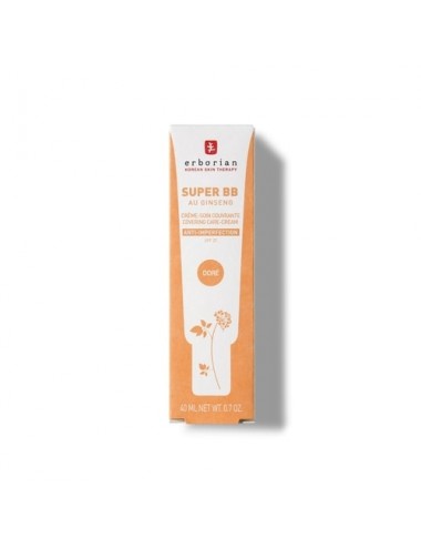 Erborian Super BB Crème Teinte Doré Couvrante Anti-imperfections 40ml