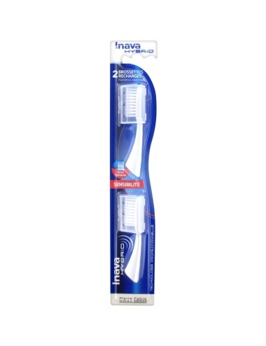 Inava Recharge 2 Brossettes Hybrid Sensibilité