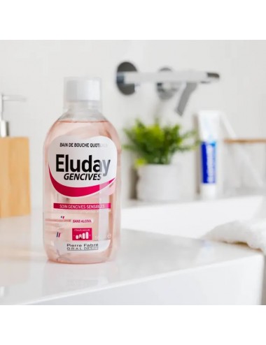 Eluday Gencives Bain de Bouche Soin Gencives Sensibles 500ml