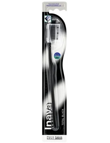 Inava Total Black - Brosse à Dents pour dents sensibles