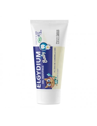 Elgydium Baby Dentifrice Bébé Bio 6 mois /2 ans 30ml