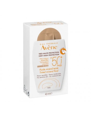 Avène Solaire Fluide minéral teinté SPF 50+ 40ml