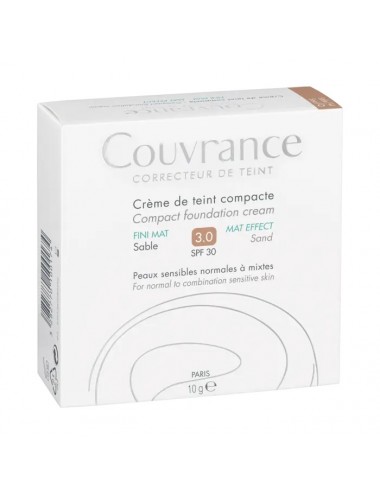 Avène Couvrance Crèmes de teint compactes fini mat Sable 3.0 10g