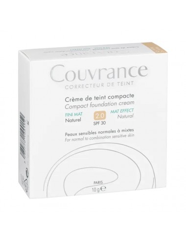 Avène Couvrance Crèmes de teint compactes fini mat Naturel 2.0 10g