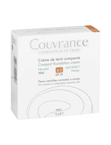 Avène Couvrance Crèmes de teint compactes fini mat Miel 4.0 10g