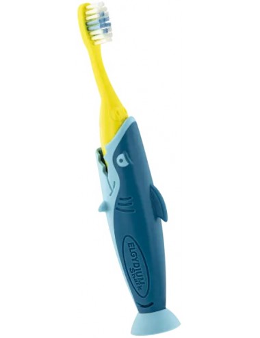 Elgydium Kids Shark 2/6 ans - Brosse à Dents pour enfant - Souple