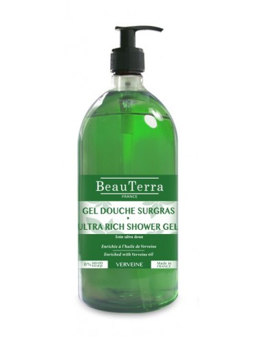 BeauTerra Gel Douche Surgras Verveine 1L