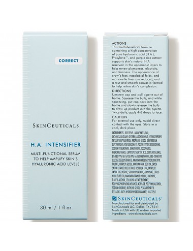 Skinceuticals H.A.	INTENSIFIER sérum à l'acide hyaluronique rides 30ml