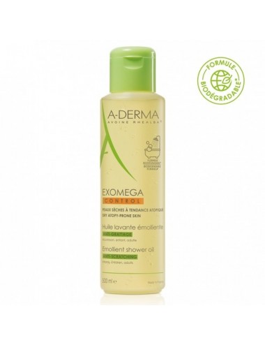 Aderma Exomega Control Huile Lavante Émolliente Anti-Grattage 500ml