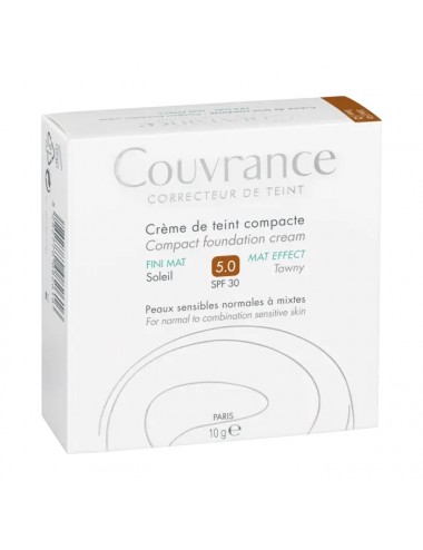 Avène Couvrance Crèmes de teint compactes fini mat Soleil 5.0 10g