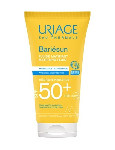 Uriage Bariésun - Fluide Solaire Matifiant SPF50+ - Tube 50ml