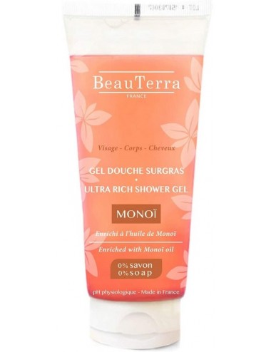 BeauTerra Gel Douche Surgras Monoï 100 ml