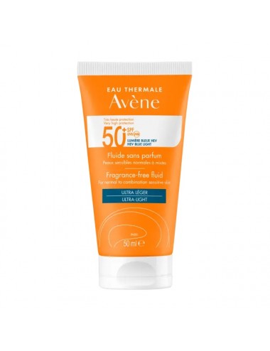 Avène Solaire Fluide SPF 50+ sans parfum 50ml
