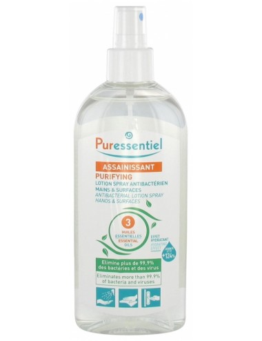 Puressentiel Assainissant Lotion Spray Antibactérien mains & surfaces 250ml