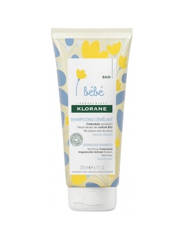Klorane Bébé Shampoing démêlant au Calendula 200ml