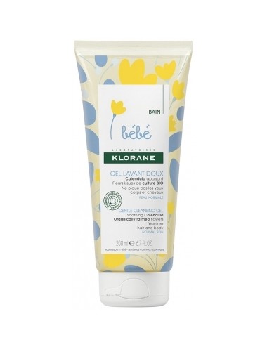 Klorane Bébé Gel lavant doux au Calendula 200ml