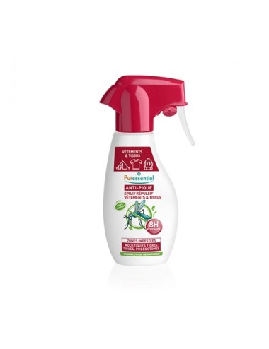 Puressentiel Antipique Spray Vêtements & Tissus Anti-Pique 150ml