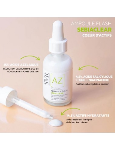 SVR Sebiaclear Flash Ampoule 30ml