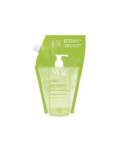 SVR Sebiaclear Recharge Gel Moussant Nettoyant Anti-imperfections 400ml