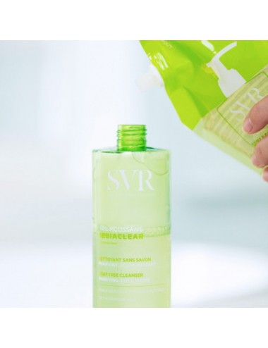 SVR Sebiaclear Recharge Gel Moussant Nettoyant Anti-imperfections 400ml