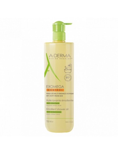 Aderma Exomega Control Huile Lavante Émolliente Anti-Grattage 750ml