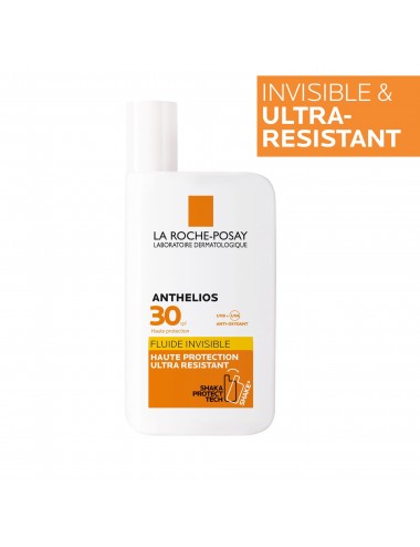 La Roche Posay Anthelios Crème Solaire en Fluide Invisible Visage SPF30 Avec Parfum 50ml