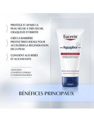Eucerin Aquaphor Baume Réparateur Cutané Lot de 2 x 10 ml
