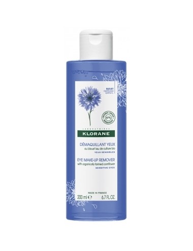 Klorane Démaquillant Yeux au Bleuet Bio 200ml