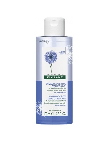 Klorane Démaquillant yeux waterproof au Bleuet BIO 100ml