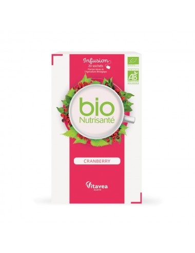 Nutrisanté Vitavea Infusion Bio Cranberry 20 sachets