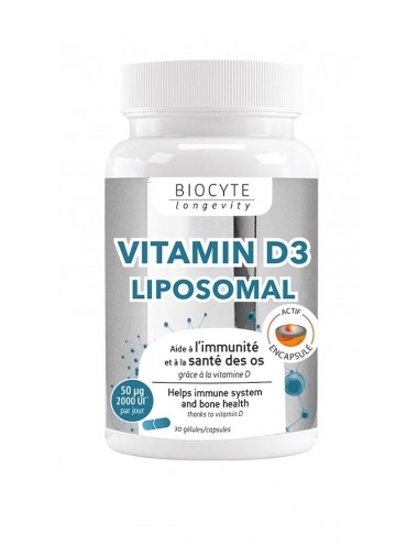 Biocyte Vitamine D Liposomal 30 Gelules